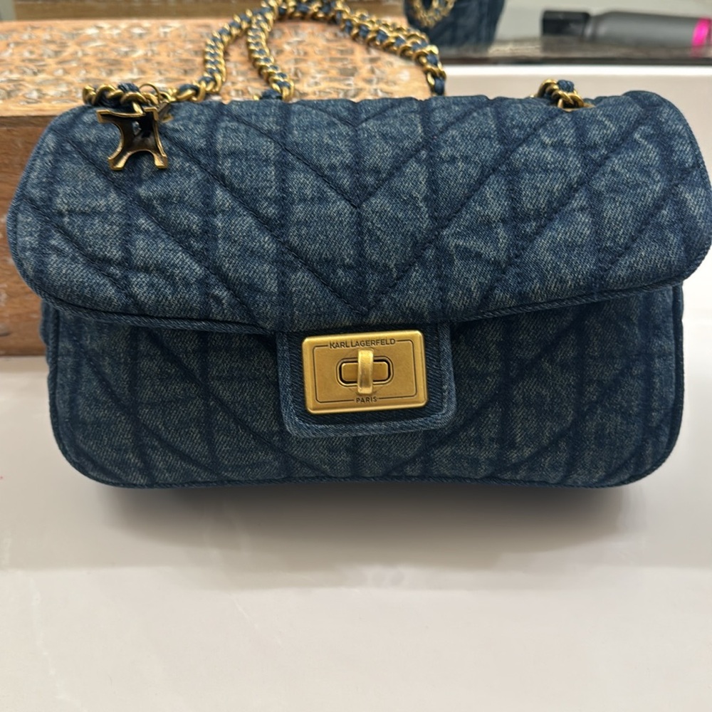 Karl lagerfeld denim purse - Picture 3 of 6